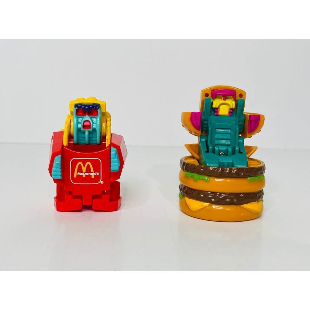 Vtg lot of 2 Happy Meal Transformer Toys - Picture 2 of 2